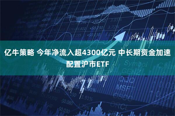 亿牛策略 今年净流入超4300亿元 中长期资金加速配置沪市ETF